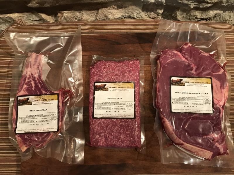 Harvest Home Meats 3 different ways to PURCHASE beef from HARVEST
